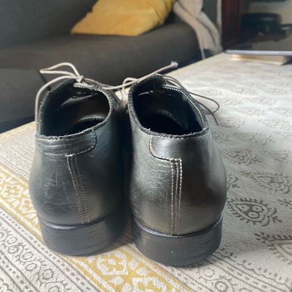 REDUCED $125 Beautiful grey lace ups. - Picture 5 of 5